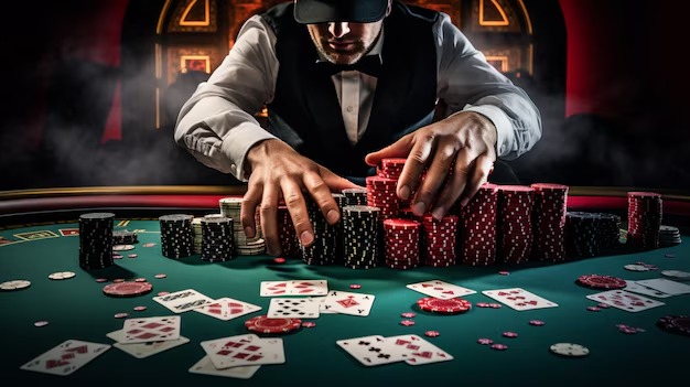 Bandar Ceme hand rankings and betting flow diagram